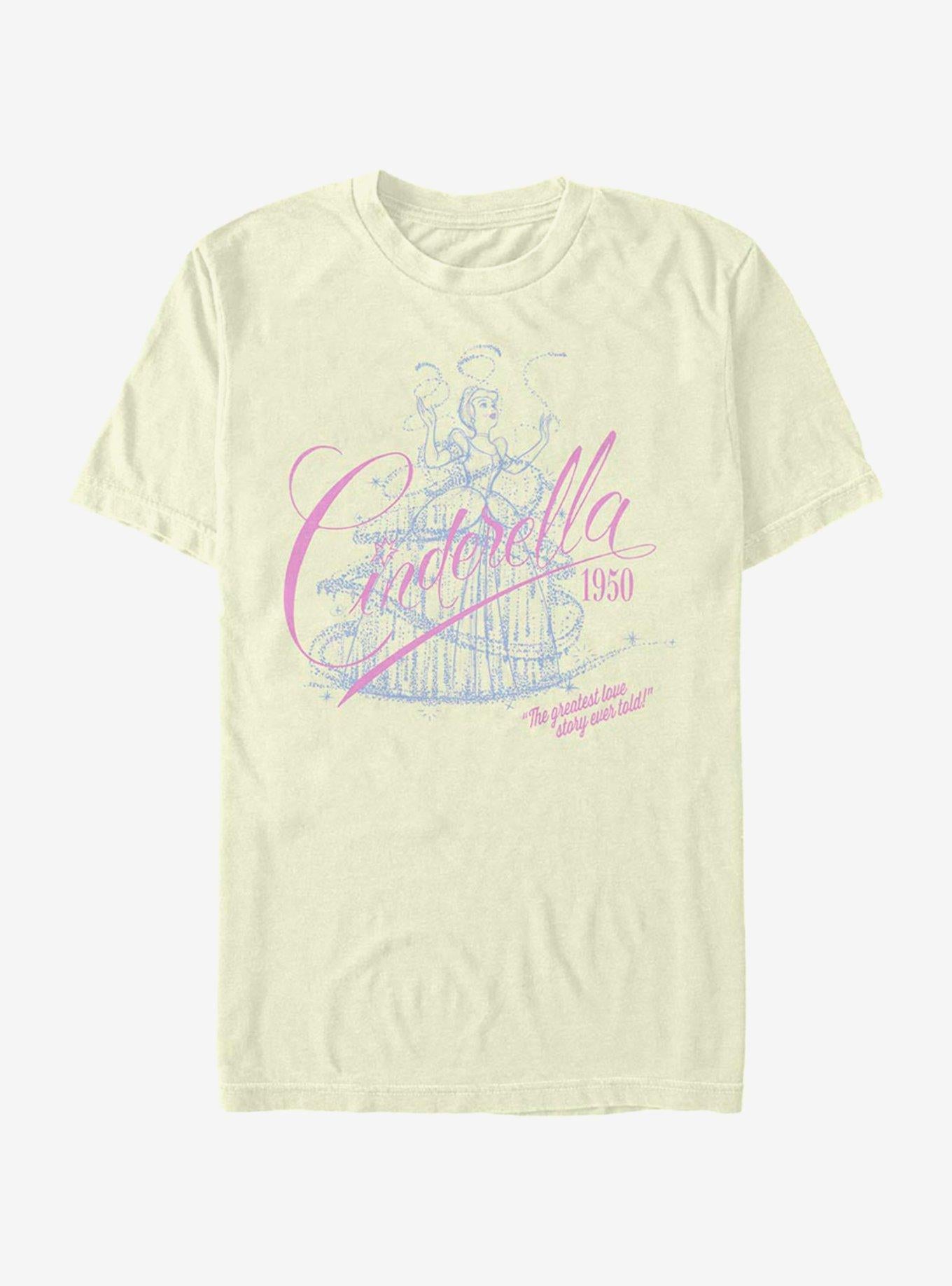 Cartoon Cinderella Fifties Love Story Shirt T Shirt Premium Quality