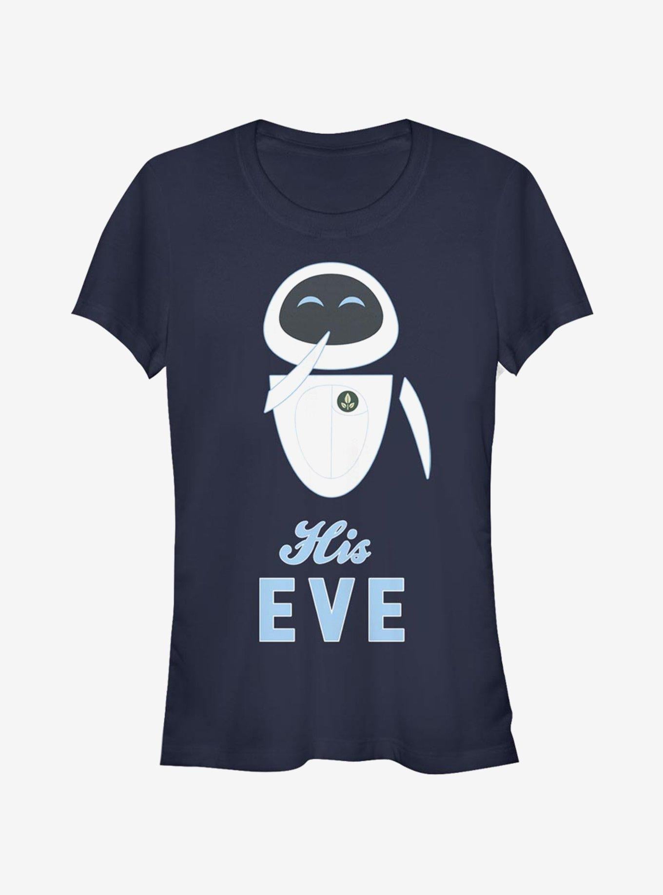 Cartoon Animated Wall His Eve Girls Shirt T Shirt Clean Design