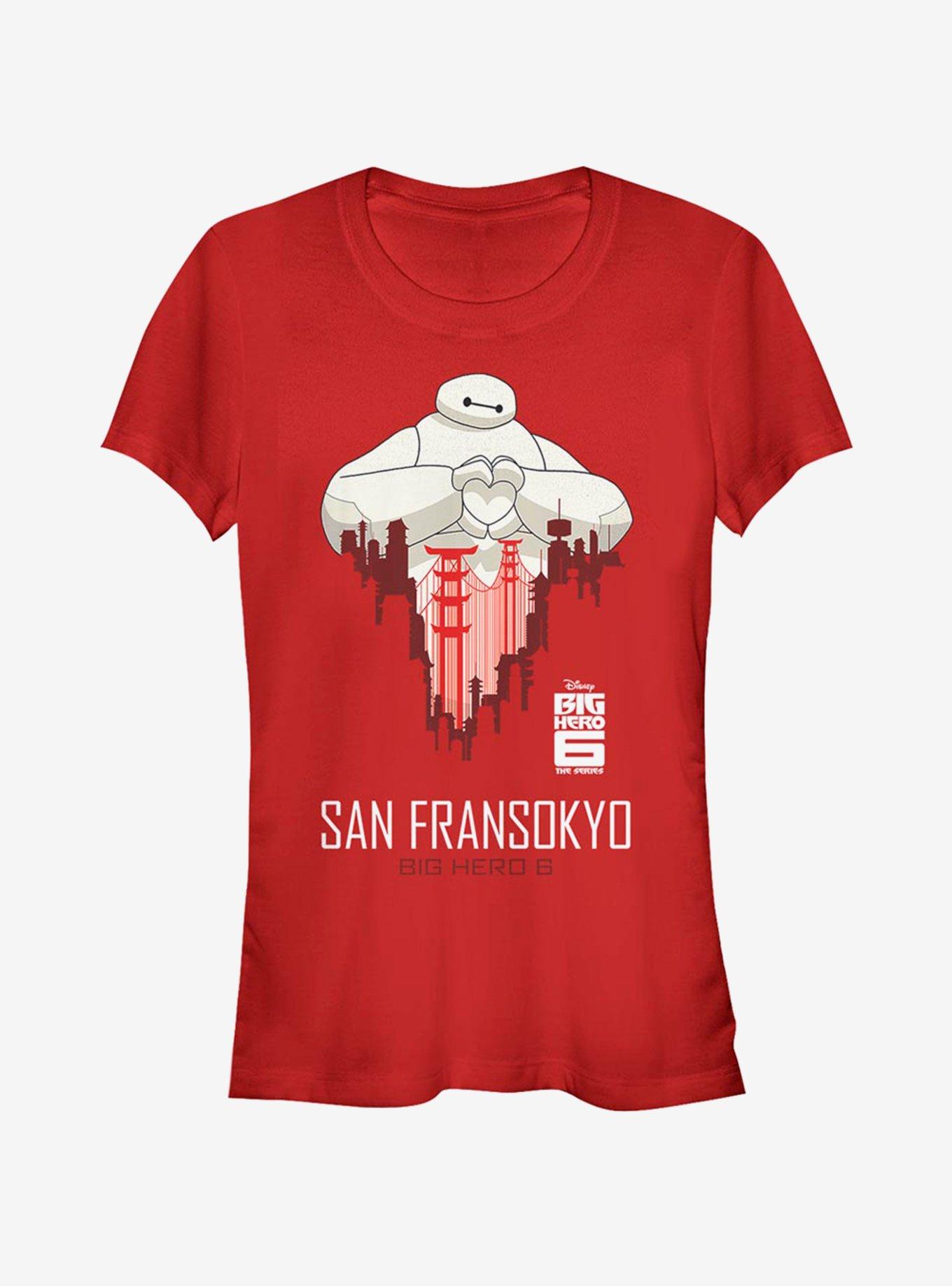 Cartoon Big Hero Sf Love Girls Shirt T Shirt Clean Design