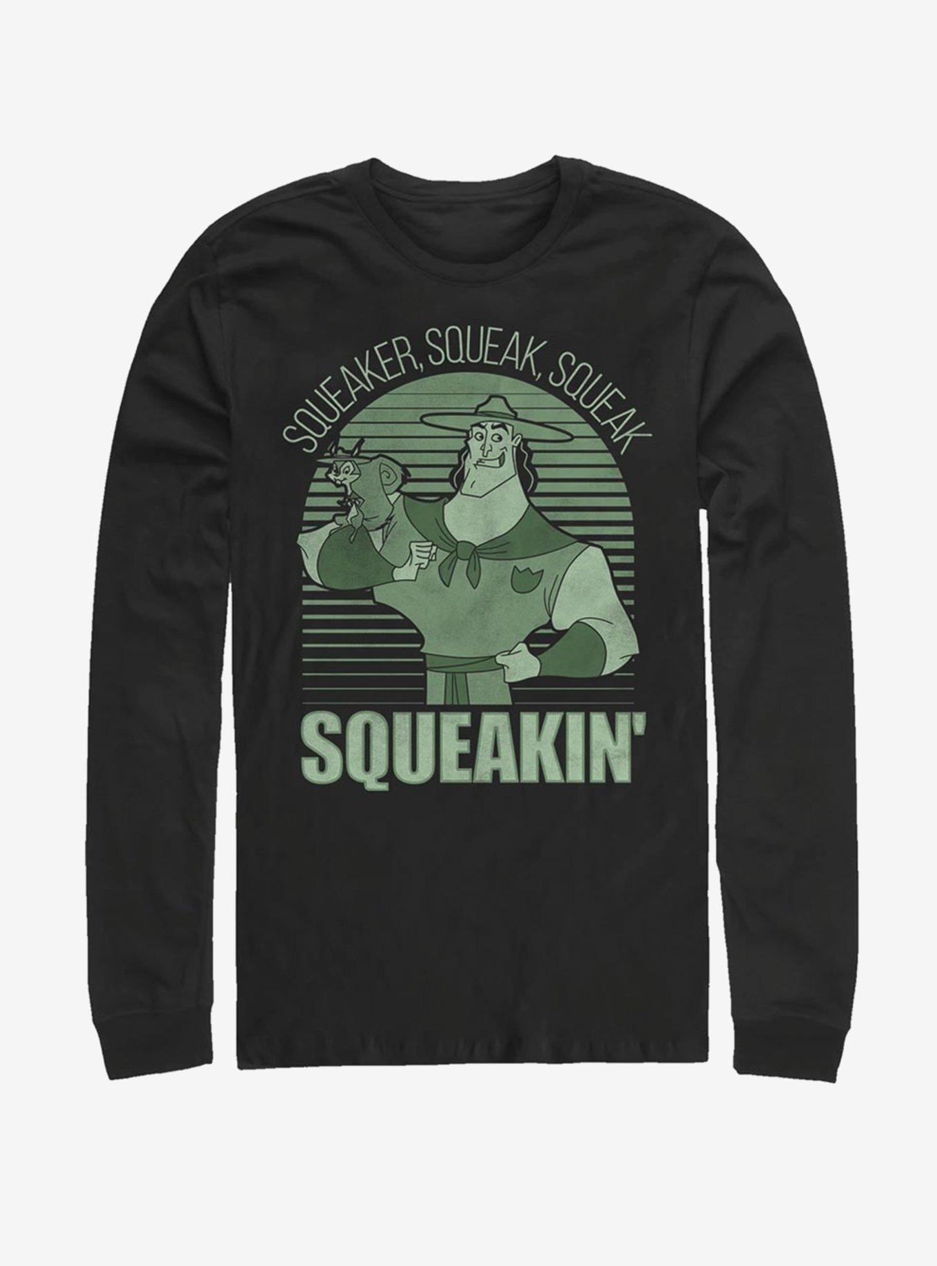 Disney The Emporer's New Groove Squeakin Long-Sleeve T-Shirt | Premium Unisex T-Shirt, Trending Graphic Tee