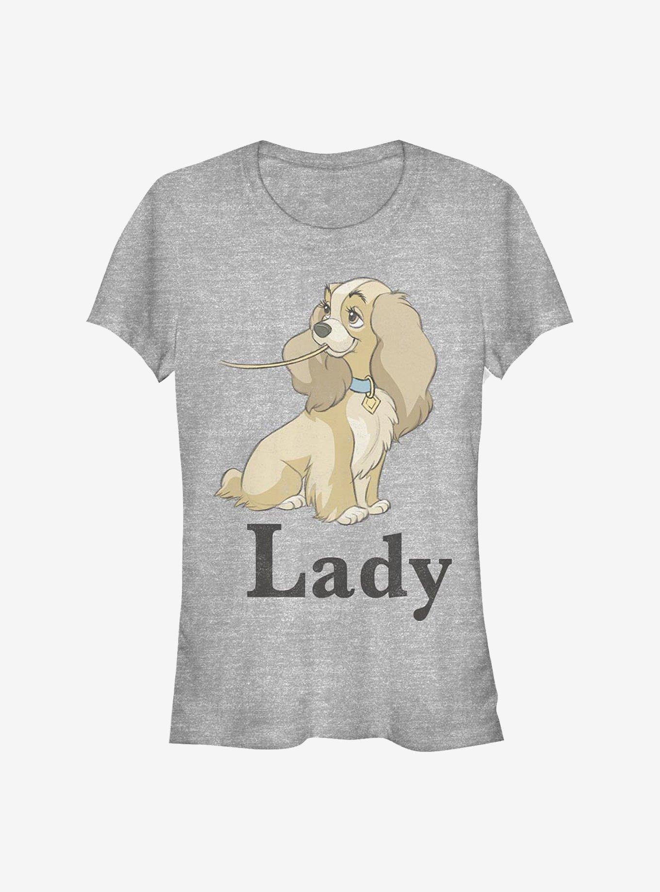 Cartoon Lady And The Tramp His Lady Girls Shirt T Shirt Minimal Style