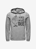 Disney Alice In Wonderland I'm With Tweedle Dee Hoodie