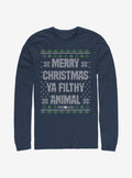 Home Alone Merry Christmas Ya Filthy Animal Ugly Holiday Long-Sleeve T-Shirt | Premium Unisex T-Shirt, Trending Graphic Tee
