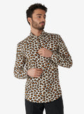 Opposuits Men's The Jag Animal Shirt