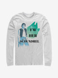 Han Solo Her Scoundrel Long Sleeve Shirt Long Sleeve Tee Everyday Wear