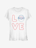 The Mandalorian Love Stacked The Child Girls Shirt T Shirt Clean Design