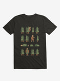 Bigfoot Forest Black T-Shirt | Premium Unisex T-Shirt, Trending Graphic Tee