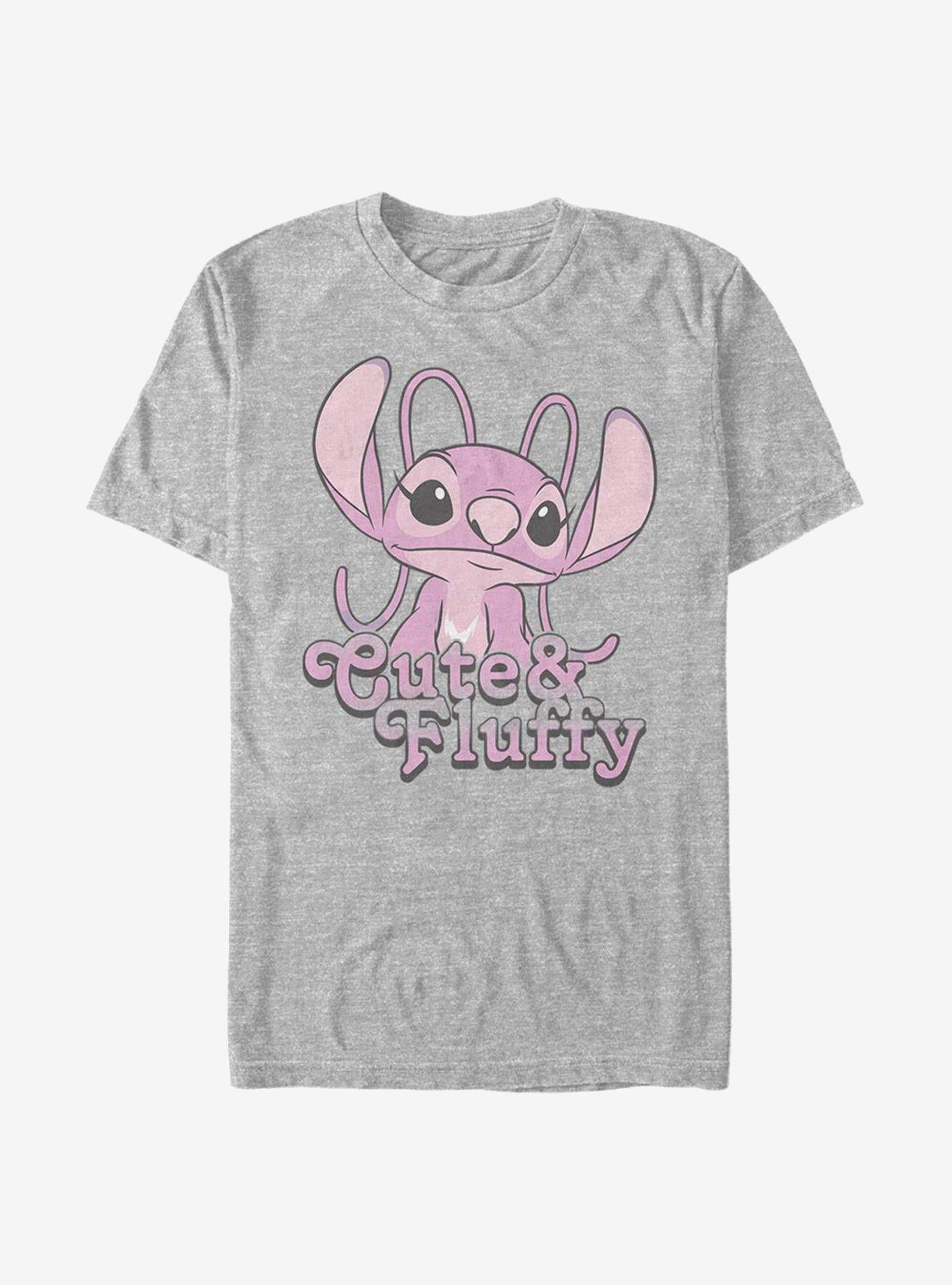 Cartoon Lilo Stitch Fluffy Angel Shirt T Shirt Gift Ready