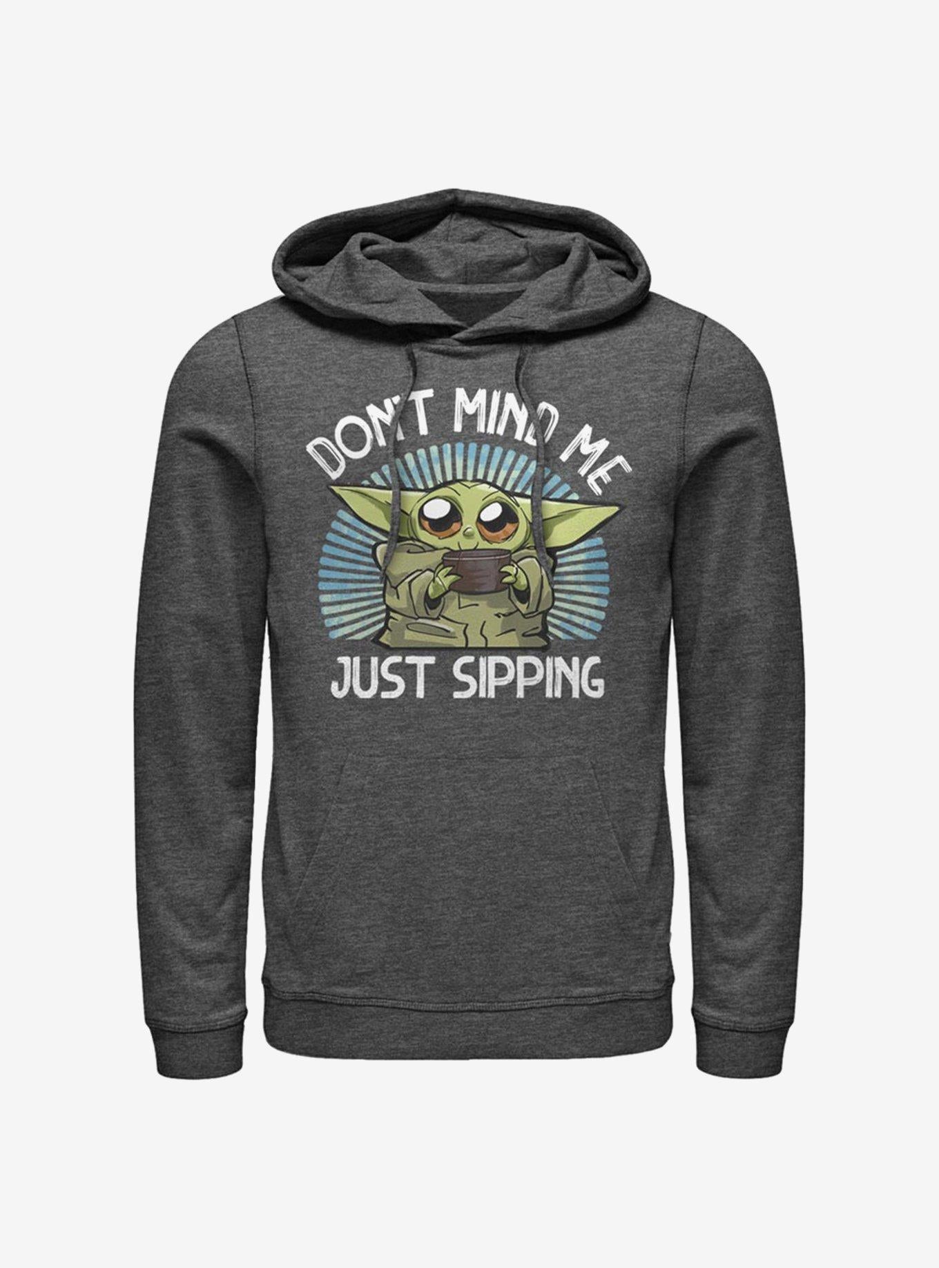 Star Wars The Mandalorian Just Sipping The Child Hoodie