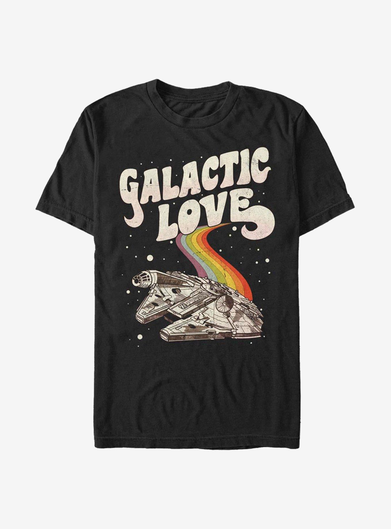 Galactic Love Falcon Shirt T Shirt Premium Quality