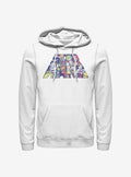 Star Wars Slant Characters Logo Hoodie