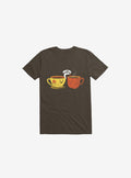 I Love Coffee Too Brown Shirt T Shirt Premium Quality