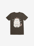 Love Cat Kisses Brown Shirt T Shirt Clean Design