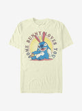 Cartoon Lilo Stitch Some Bunny Loves You Shirt T Shirt Minimal Style