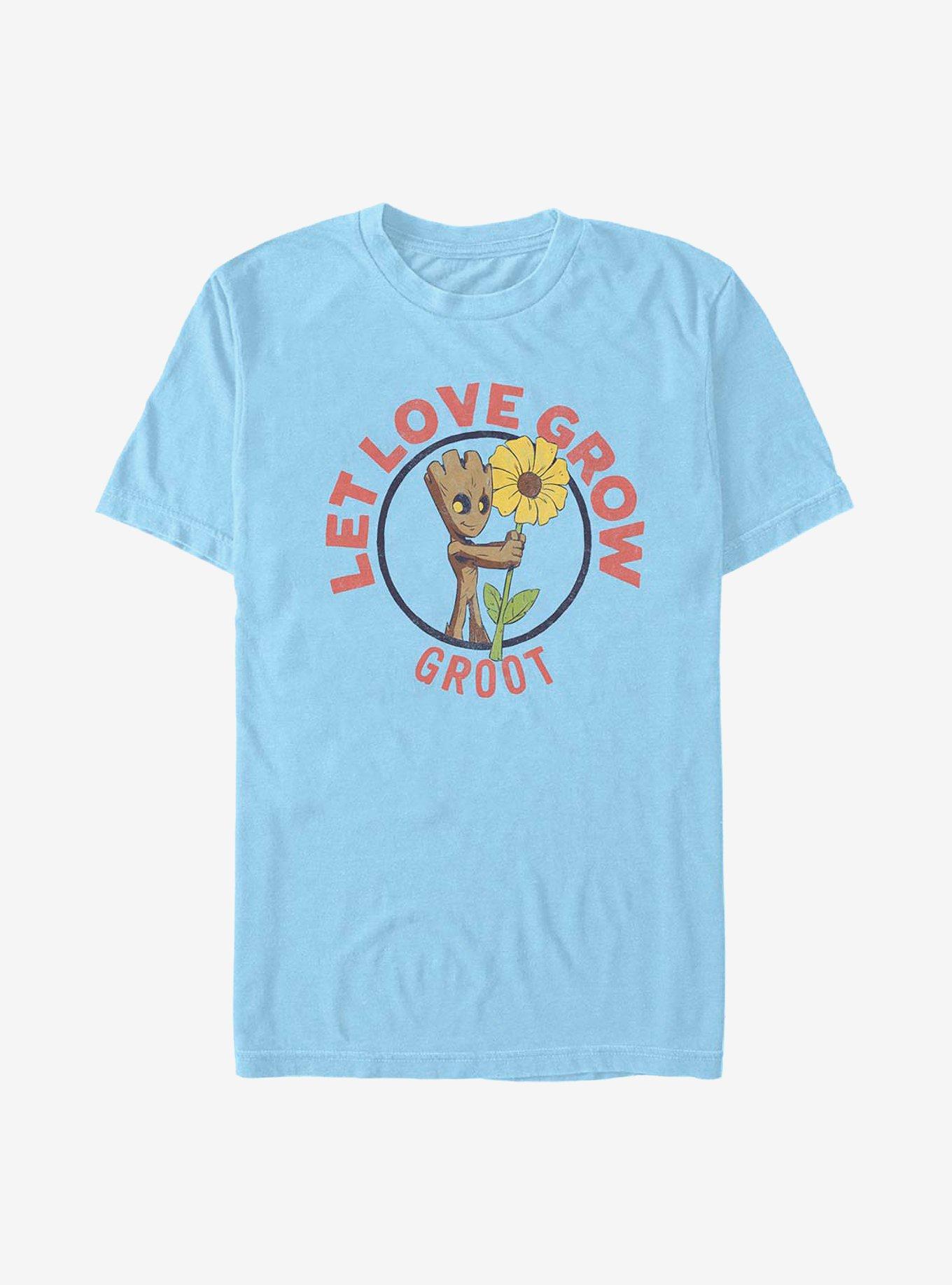 Superhero Guardians Of The Galaxy Let Love Grow Shirt T Shirt Cozy Fit