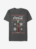Coca-Cola Ugly Holiday Bottle Snowflakes T-Shirt | Premium Unisex T-Shirt, Trending Graphic Tee