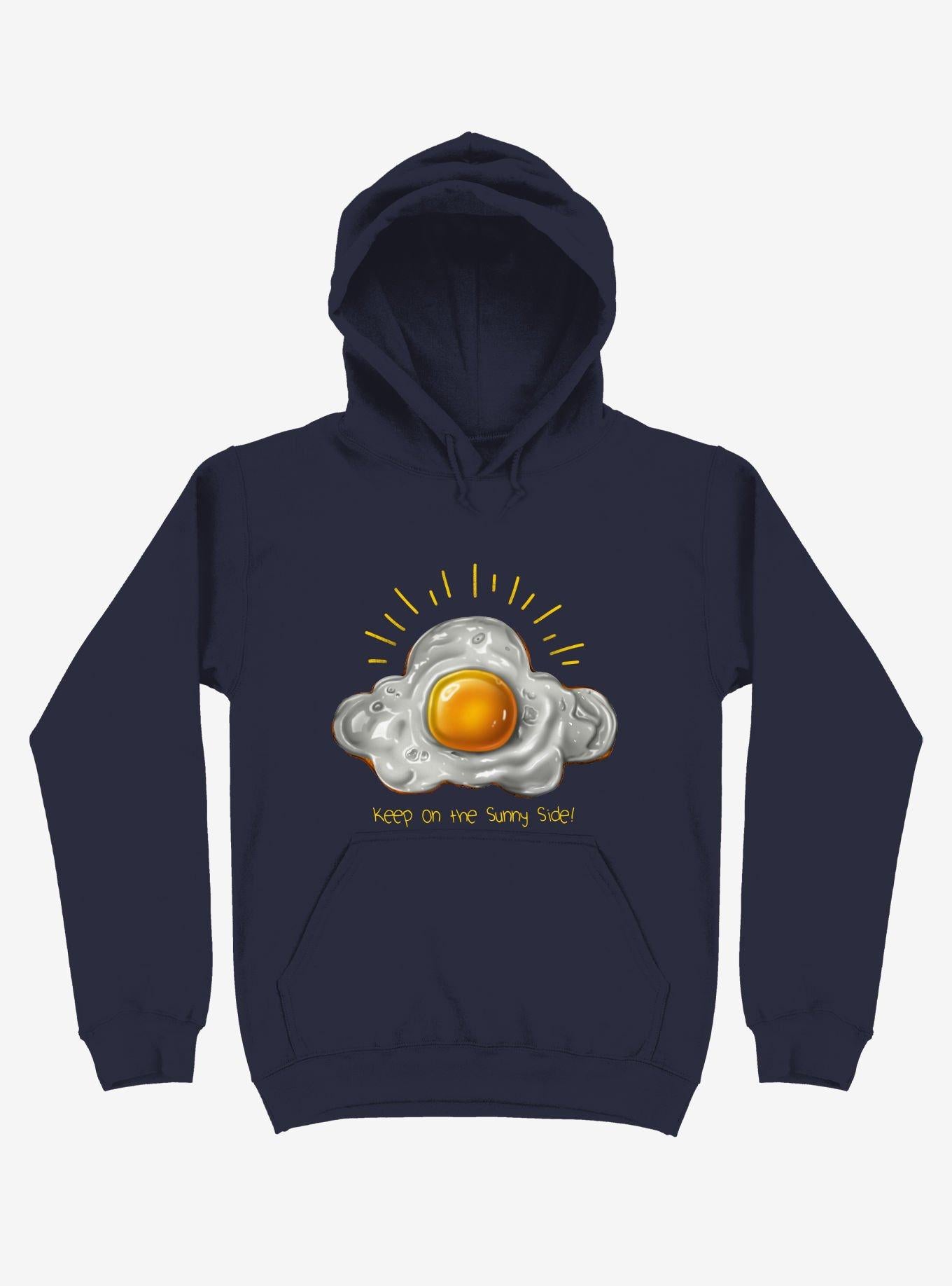 Sunny Side Navy Blue Hoodie