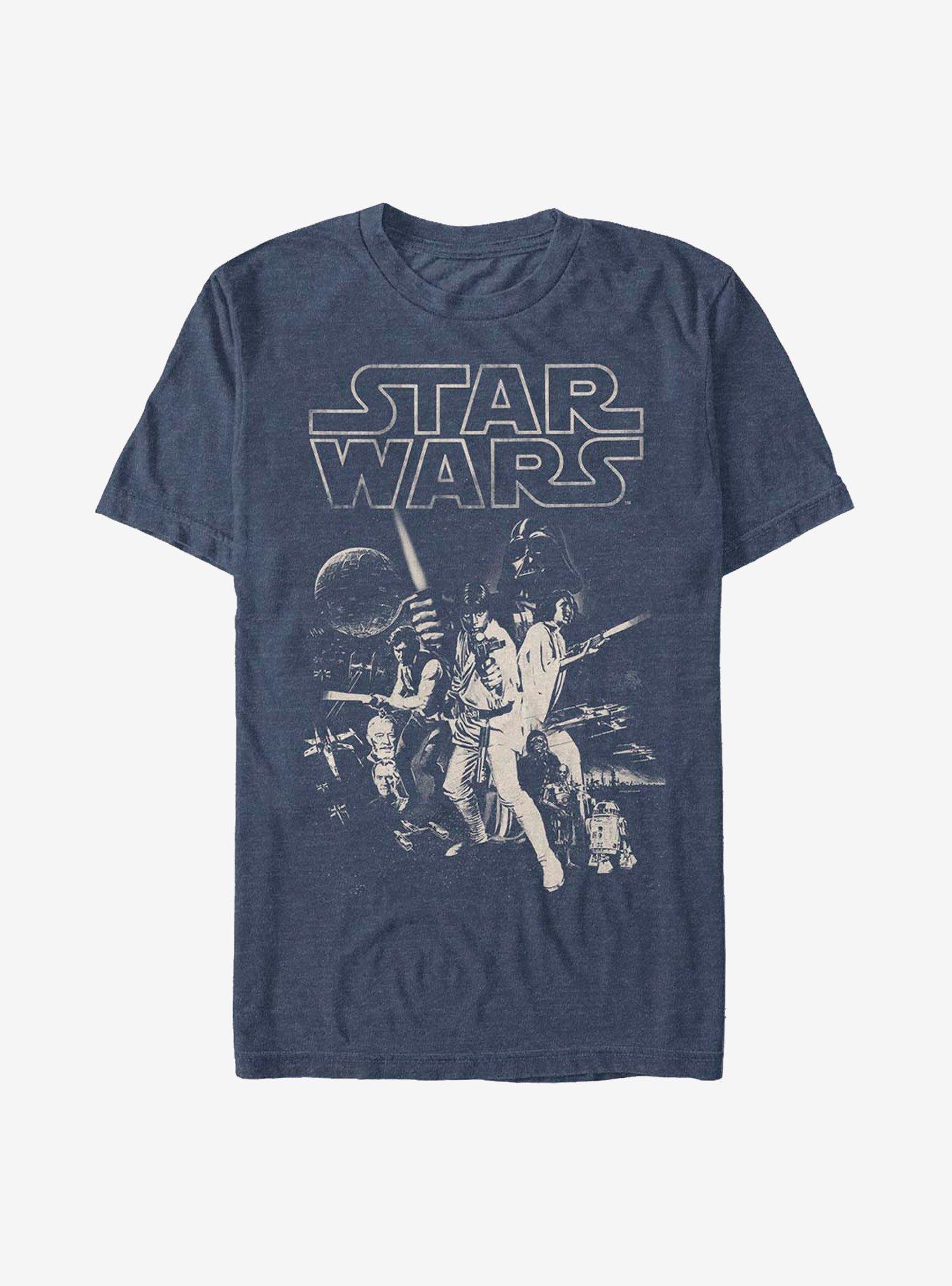 Star Wars Classic Poster T-Shirt | Graphic T-Shirt for Unisex
