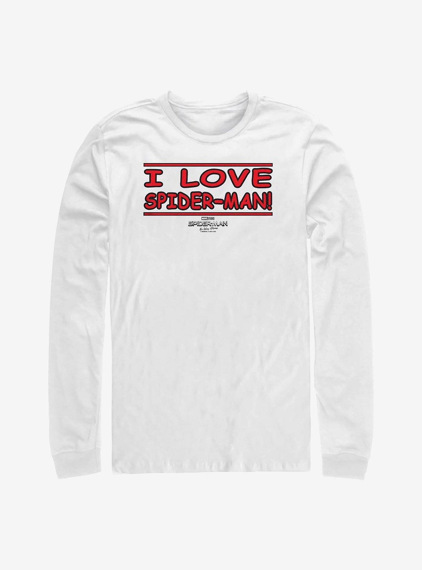 Superhero I Love Long Sleeve Shirt Long Sleeve Tee Premium Quality