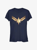 Captain Marvel Marvel Costume Symbol Girls T-Shirt