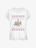 Disney Winnie The Pooh Decorations And What-Nots Ugly Christmas Girls T-Shirt | Premium Unisex T-Shirt, Trending Graphic Tee