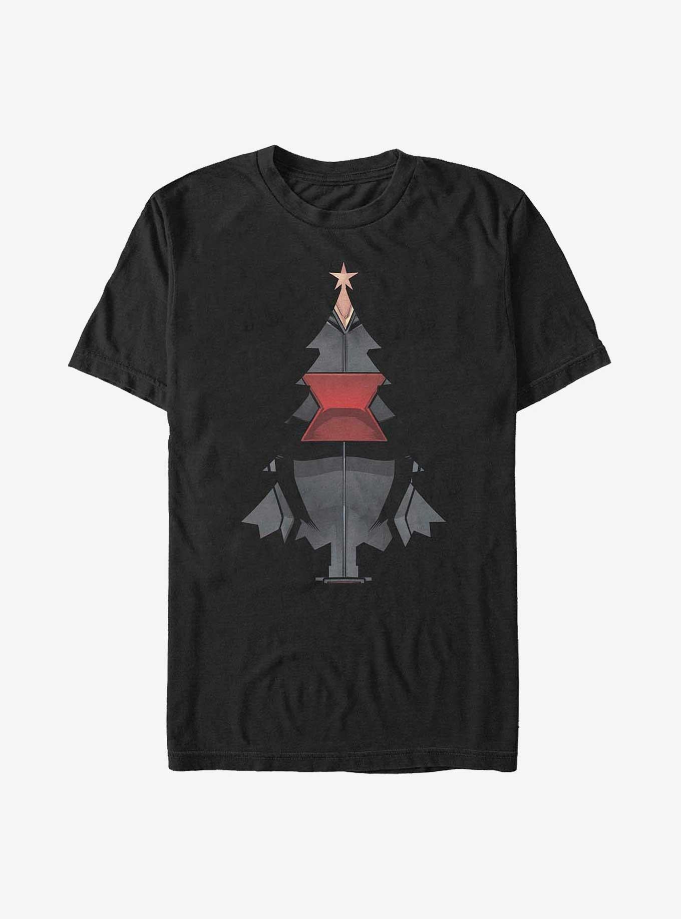 Marvel Avengers Widow Christmas Tree T-Shirt | Premium Unisex T-Shirt, Trending Graphic Tee
