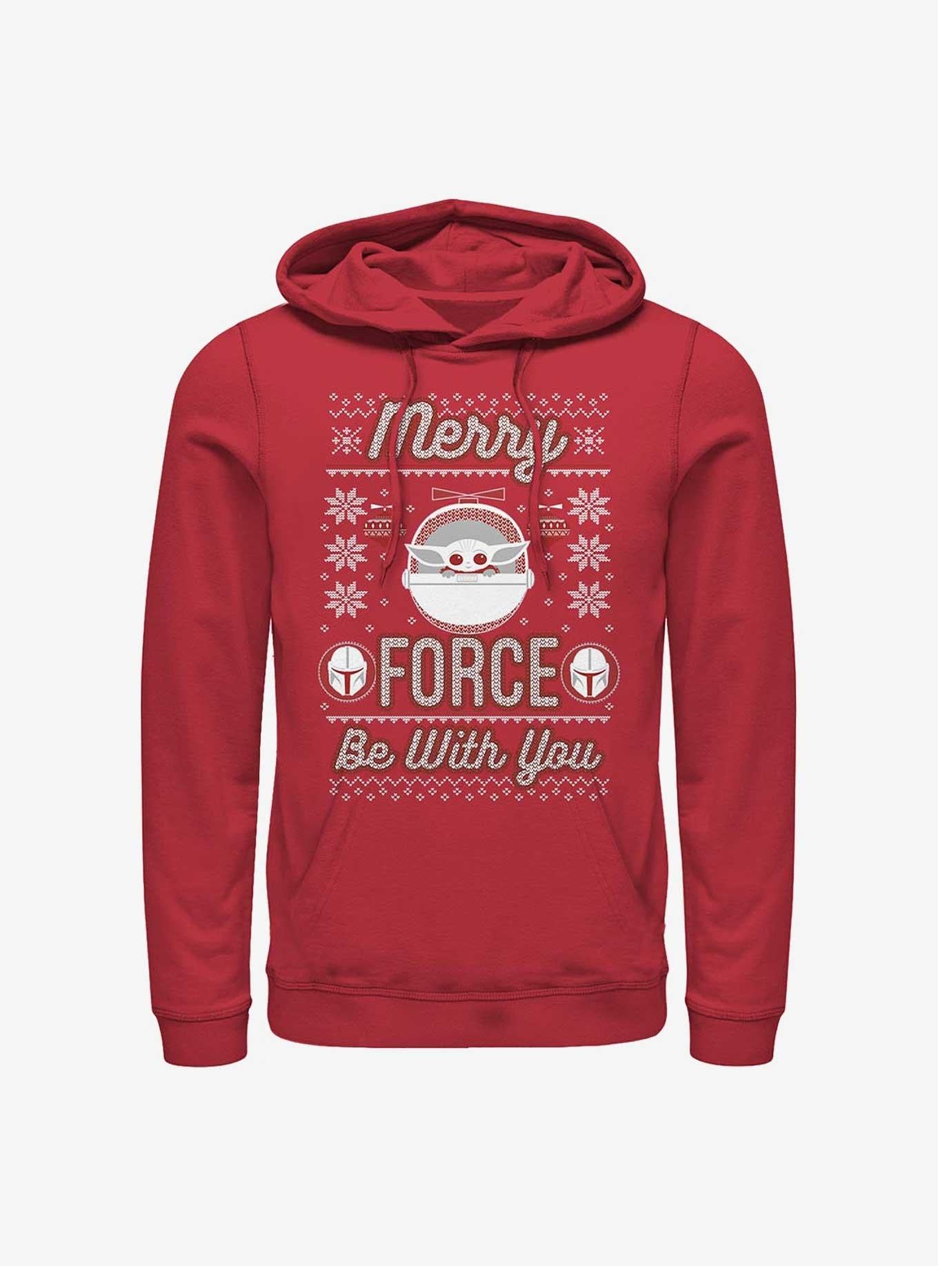 Star Wars The Mandalorian Merry Force The Child Hoodie