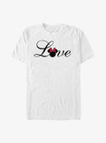 Cartoon Minnie Mouse Minnie Love Script Shirt T Shirt Minimal Style