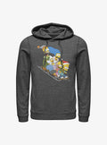 The Simpsons Gone Sledding Hoodie
