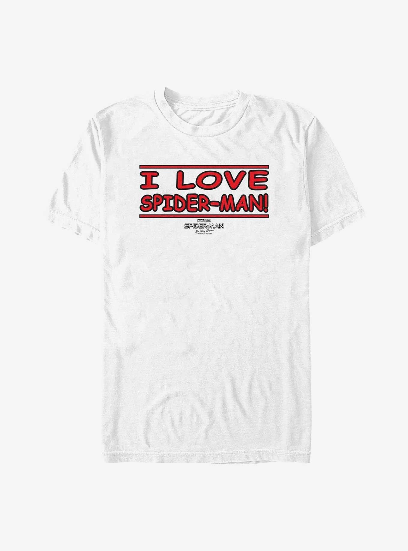 Superhero No Way Home Spidey Love Shirt T Shirt Minimal Style