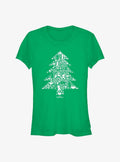 Marvel Hawkeye Christmas Tree Girls T-Shirt | Premium Unisex T-Shirt, Trending Graphic Tee