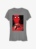 Marvel's Spider-Man Spidey Grunge Graphic Girl's T-Shirt | Graphic T-Shirt for Unisex