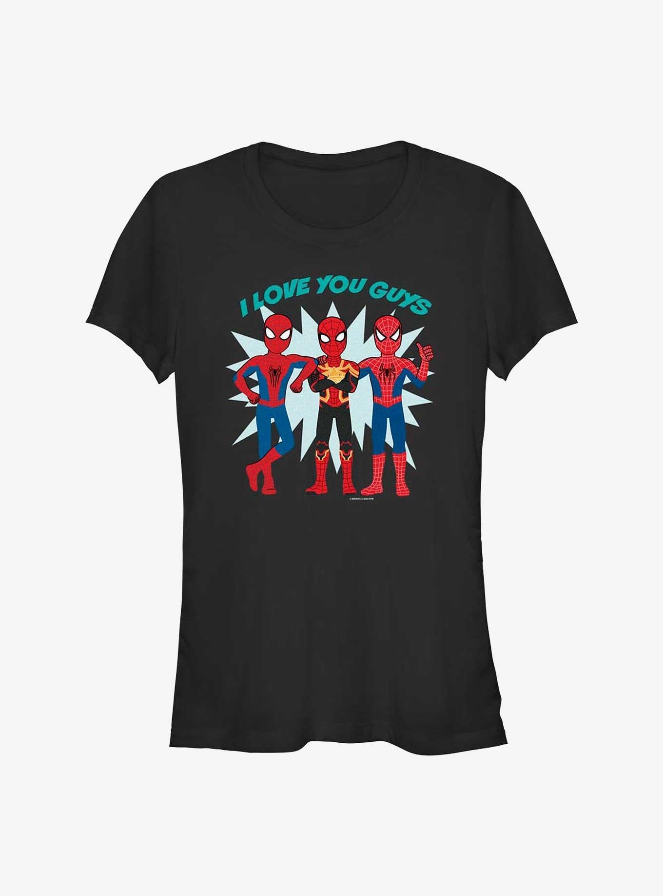 Superhero No Way Home I Love You Guys Girls Shirt T Shirt Gift Ready