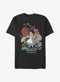 Extra Soft Cartoon Alice In Wonderland Flower Love Shirt T Shirt Gift Ready