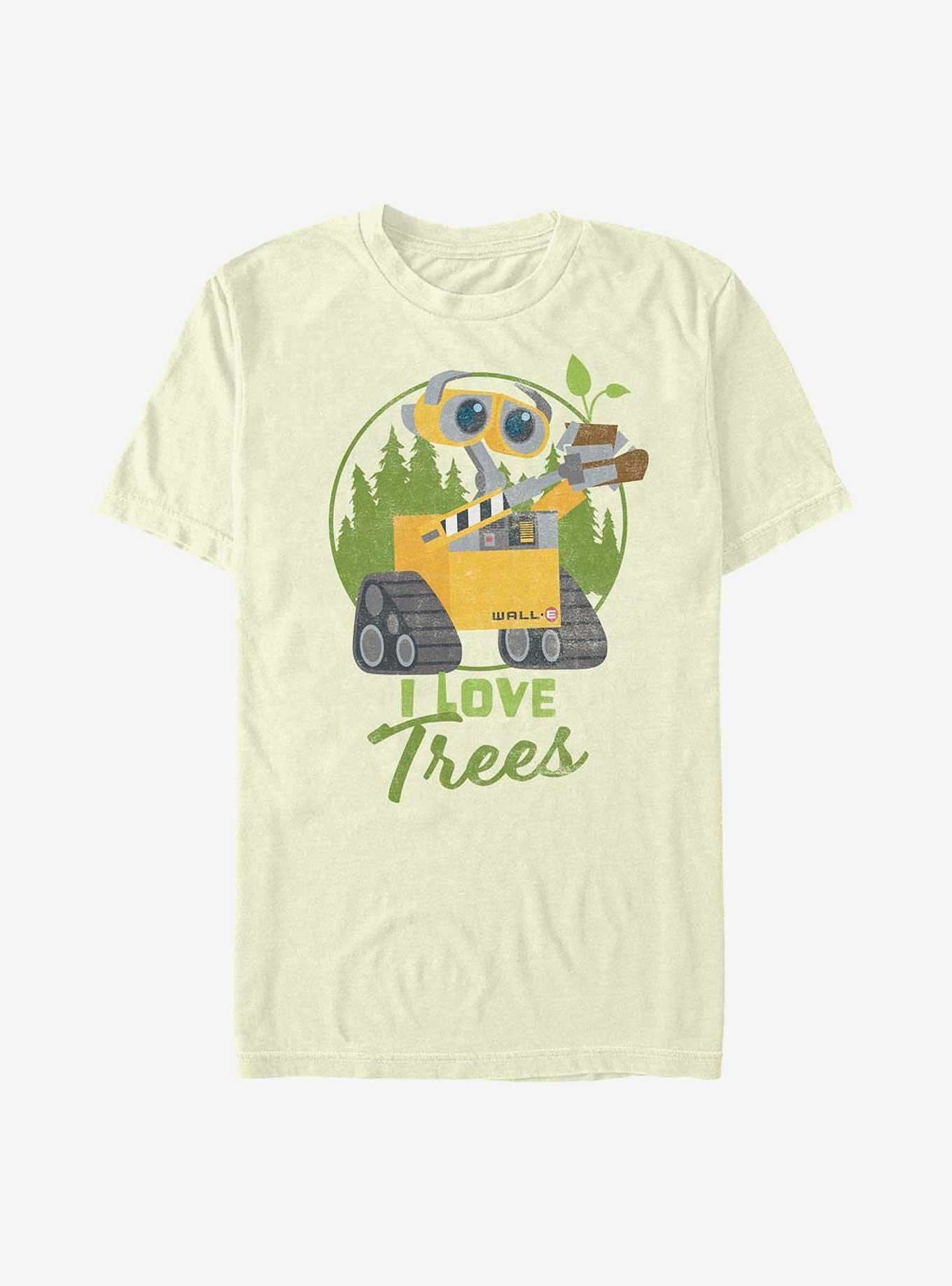 Disney Pixar Wall-E Earth Day I Love Trees T-Shirt | Premium Unisex T-Shirt, Trending Graphic Tee