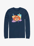 Cartoon Animated Turning Red Loves Boba Long Sleeve Shirt Long Sleeve Tee Clean Design