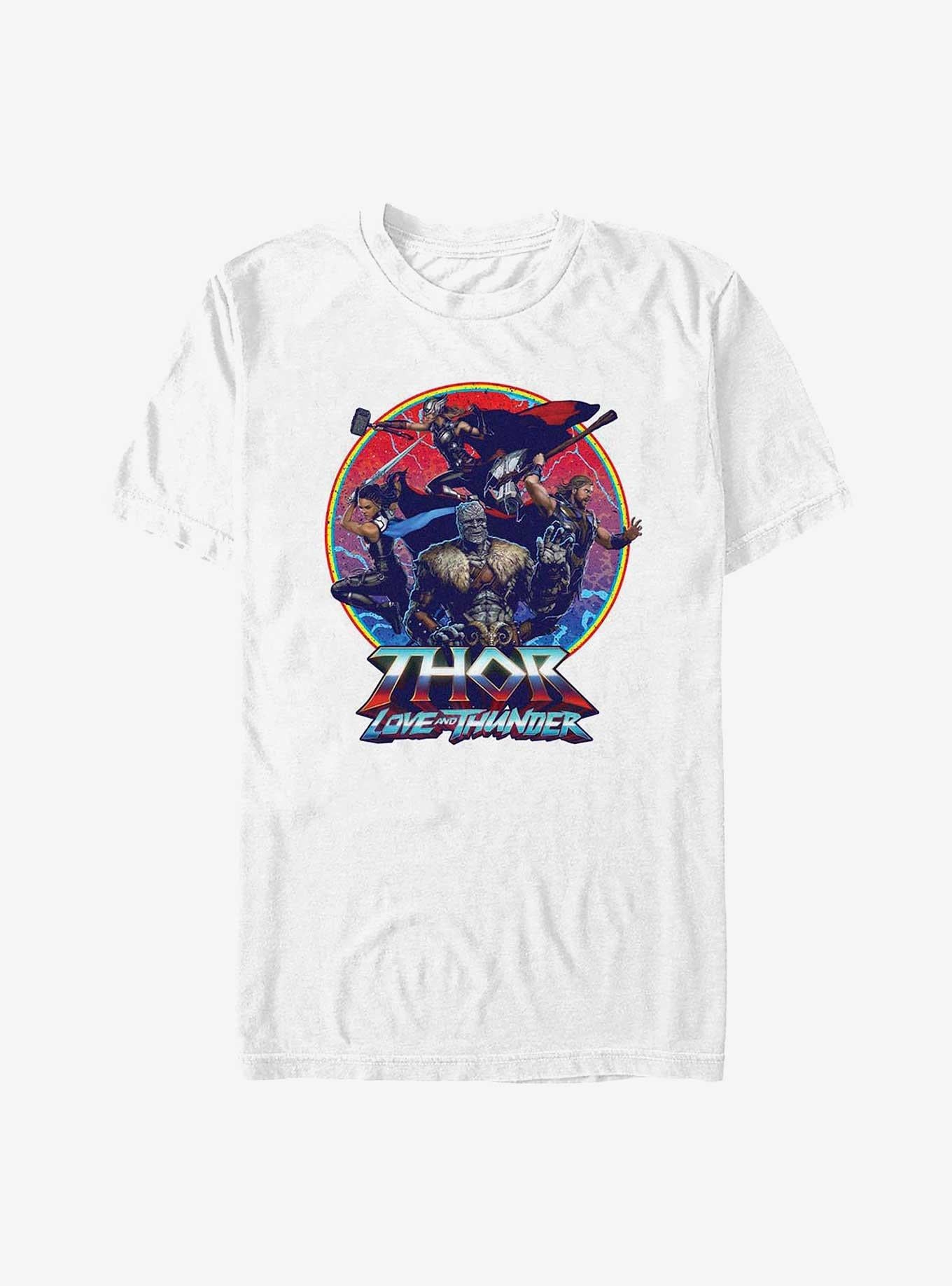 Superhero Love And Thunder Group Emblem Shirt T Shirt Premium Quality