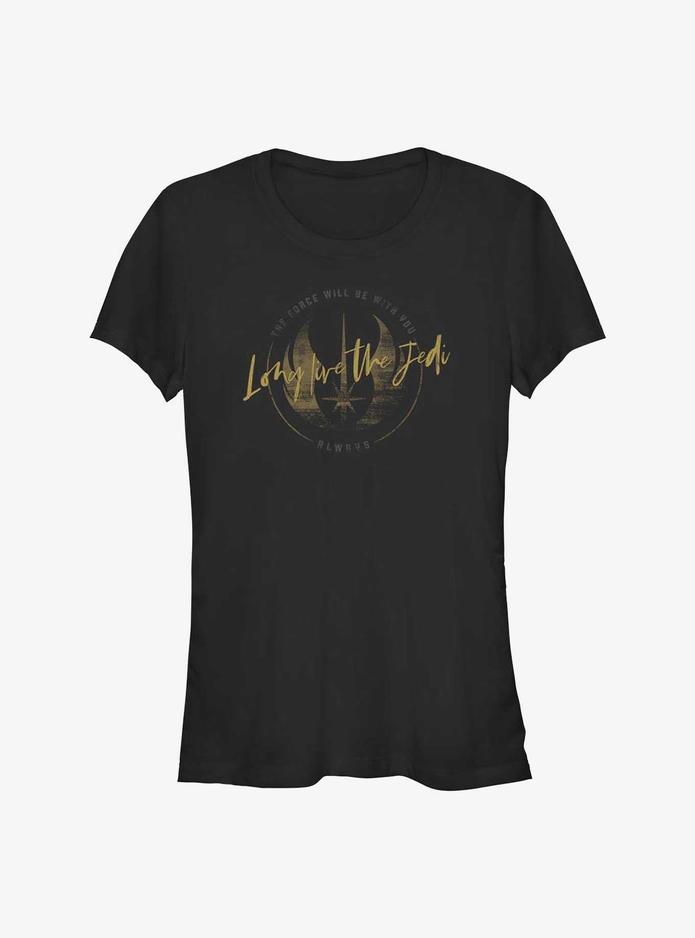 Star Wars Obi-Wan Kenobi Long Live The Jedi Girls T-Shirt | Graphic T-Shirt for Unisex