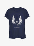 Star Wars Obi-Wan Kenobi Shattered Jedi Logo Girls T-Shirt | Graphic T-Shirt for Unisex
