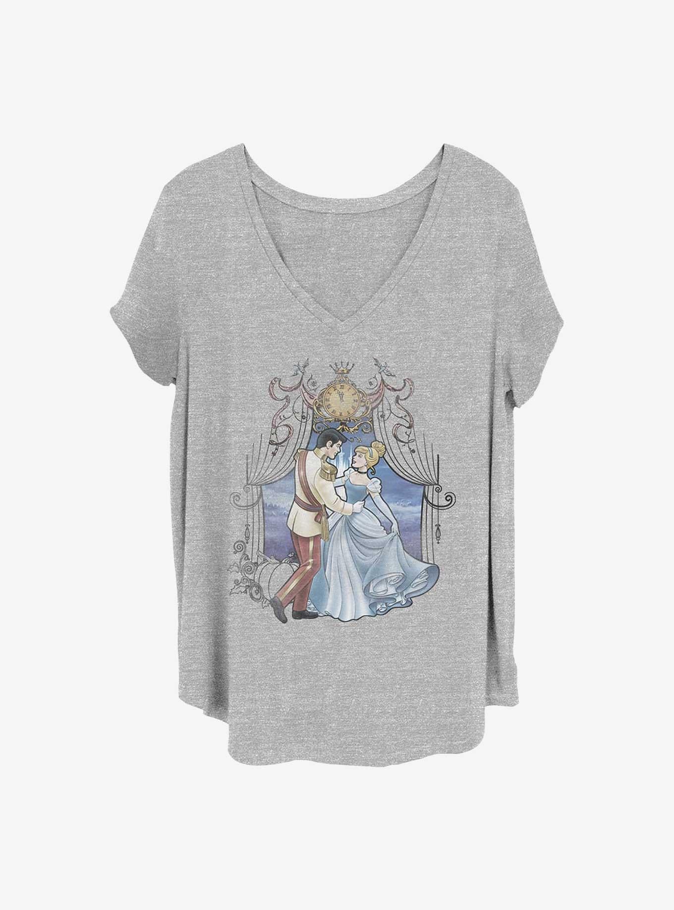 Cartoon Cinderella Love Girls Shirt Plus Size T Shirt Cozy Fit