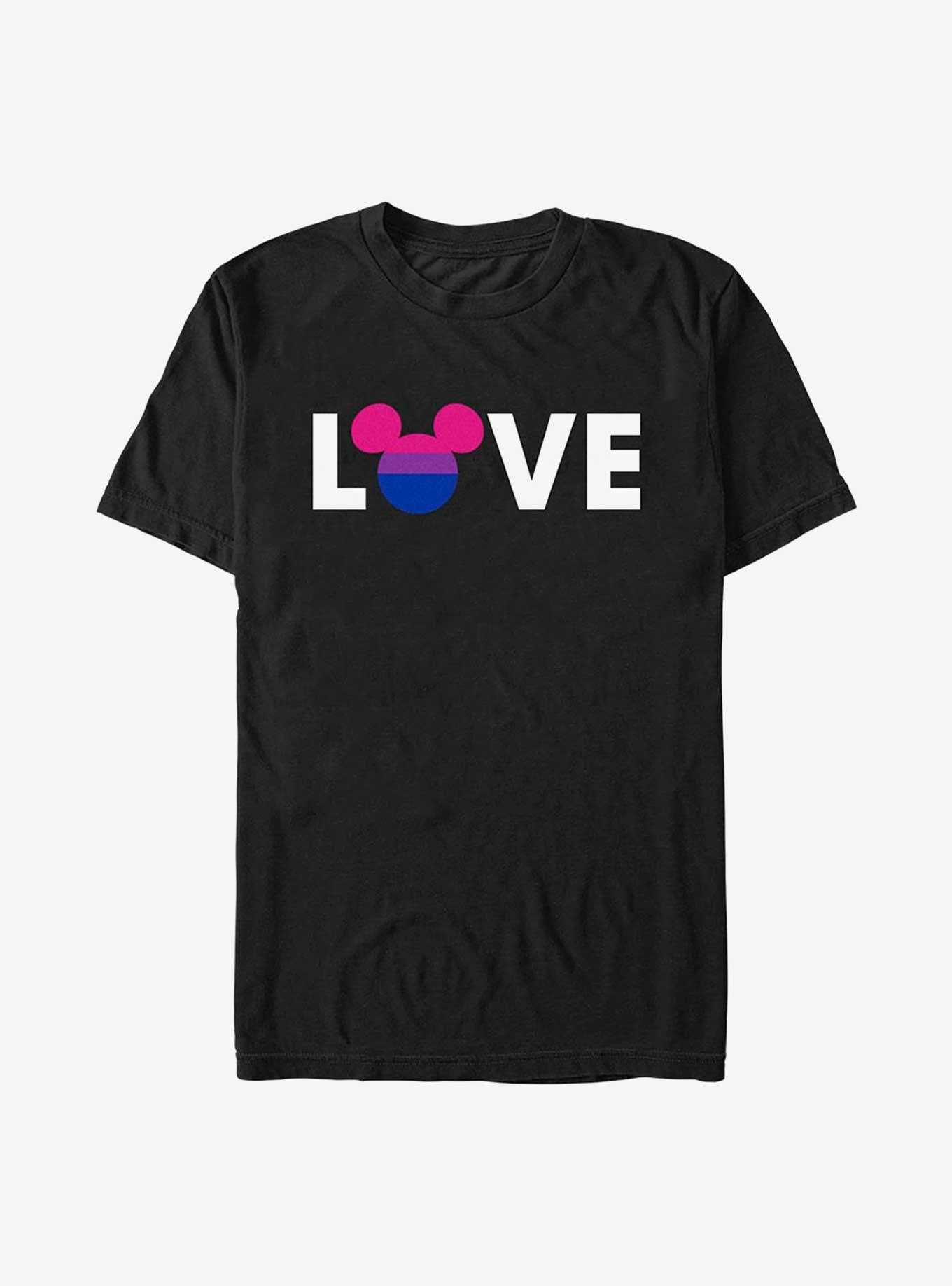 Cartoon Mickey Mouse Bisexual Love Pride Shirt T Shirt Premium Quality