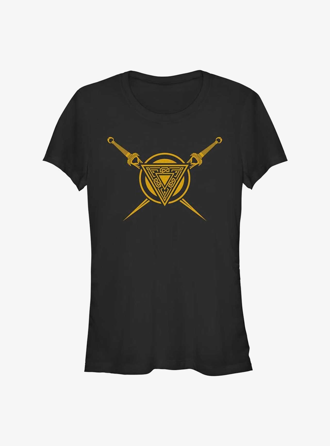 Superhero Love And Thunder Asgard Shield Girls Shirt T Shirt Premium Quality