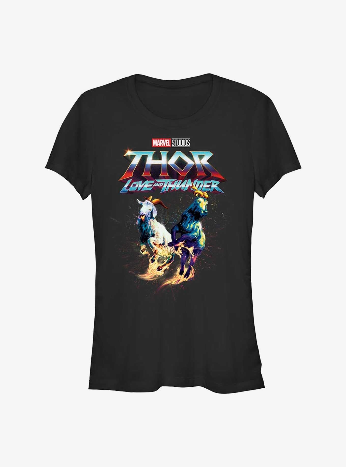 Superhero Love And Thunder Fire Goats Girls Shirt T Shirt Cozy Fit