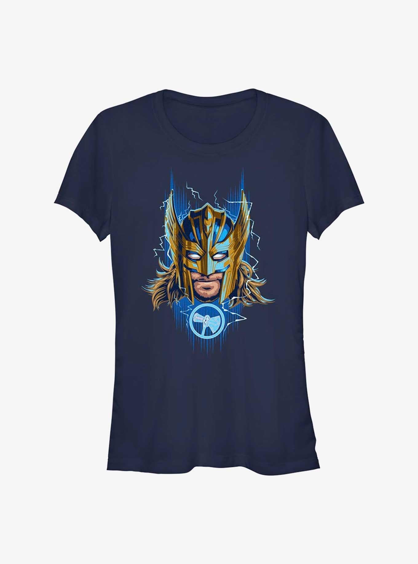 Superhero Love And Thunder Helmet Girls Shirt T Shirt Cozy Fit
