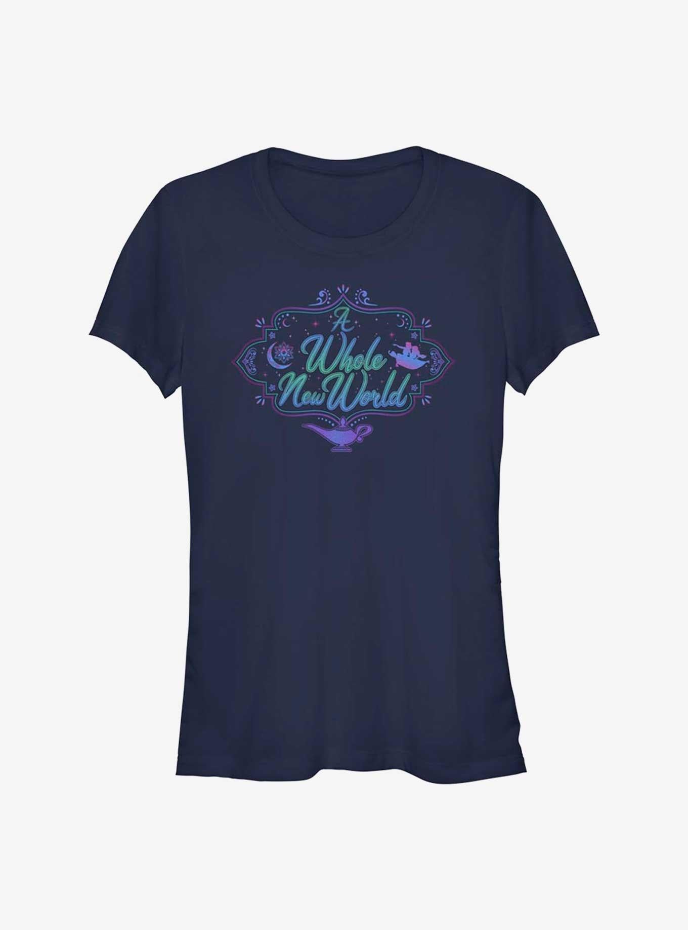 Disney Aladdin A Whole New World Girls T-Shirt | Premium Unisex T-Shirt, Trending Graphic Tee