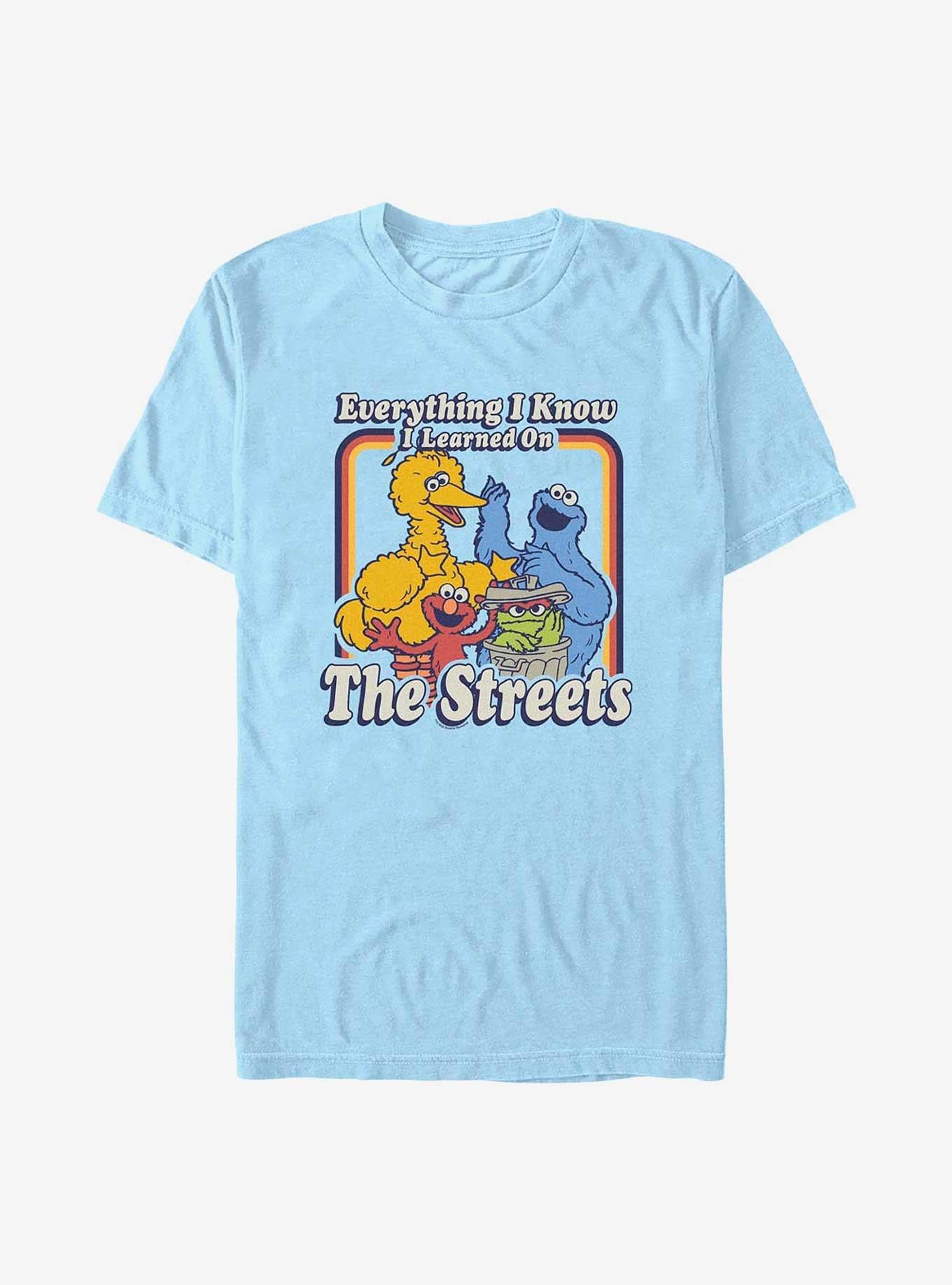 Sesame Street Everything I Know T-Shirt | Premium Unisex T-Shirt, Trending Graphic Tee