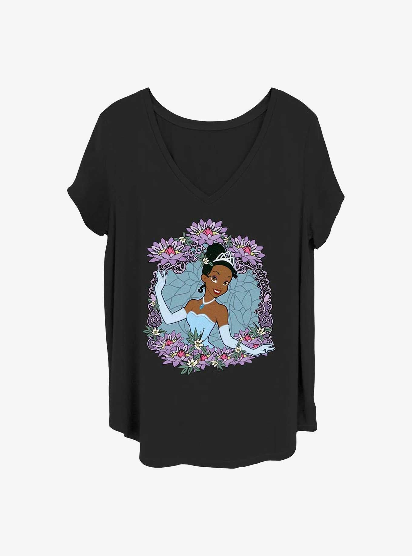 Cartoon The Princess And The Frog Tiana Love Girls Shirt Plus Size T Shirt Minimal Style
