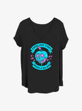 Cartoon Villains Love Story Villain Girls Shirt Plus Size T Shirt Gift Ready