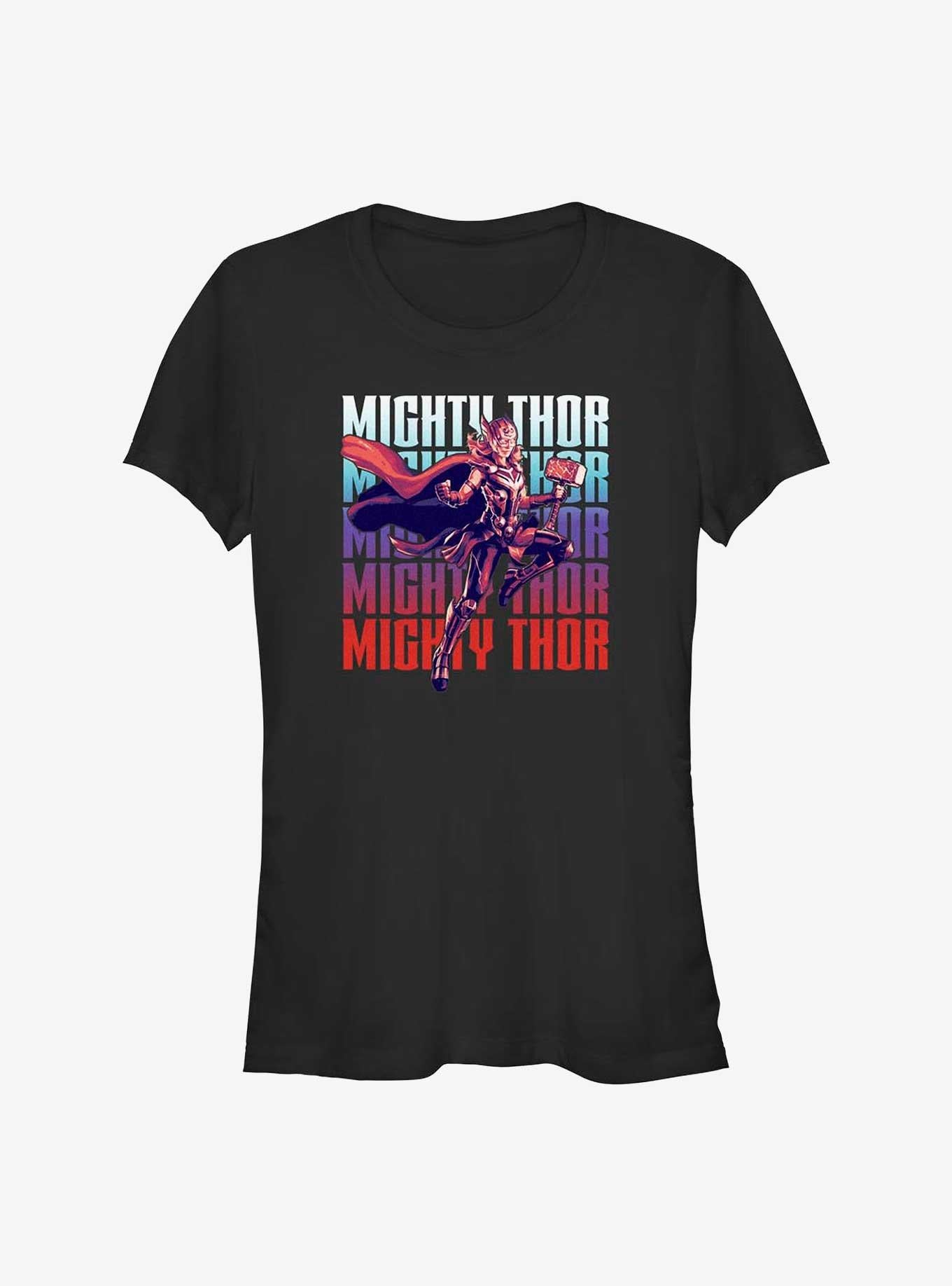 Superhero Love And Thunder Mighty Girls Shirt T Shirt Clean Design