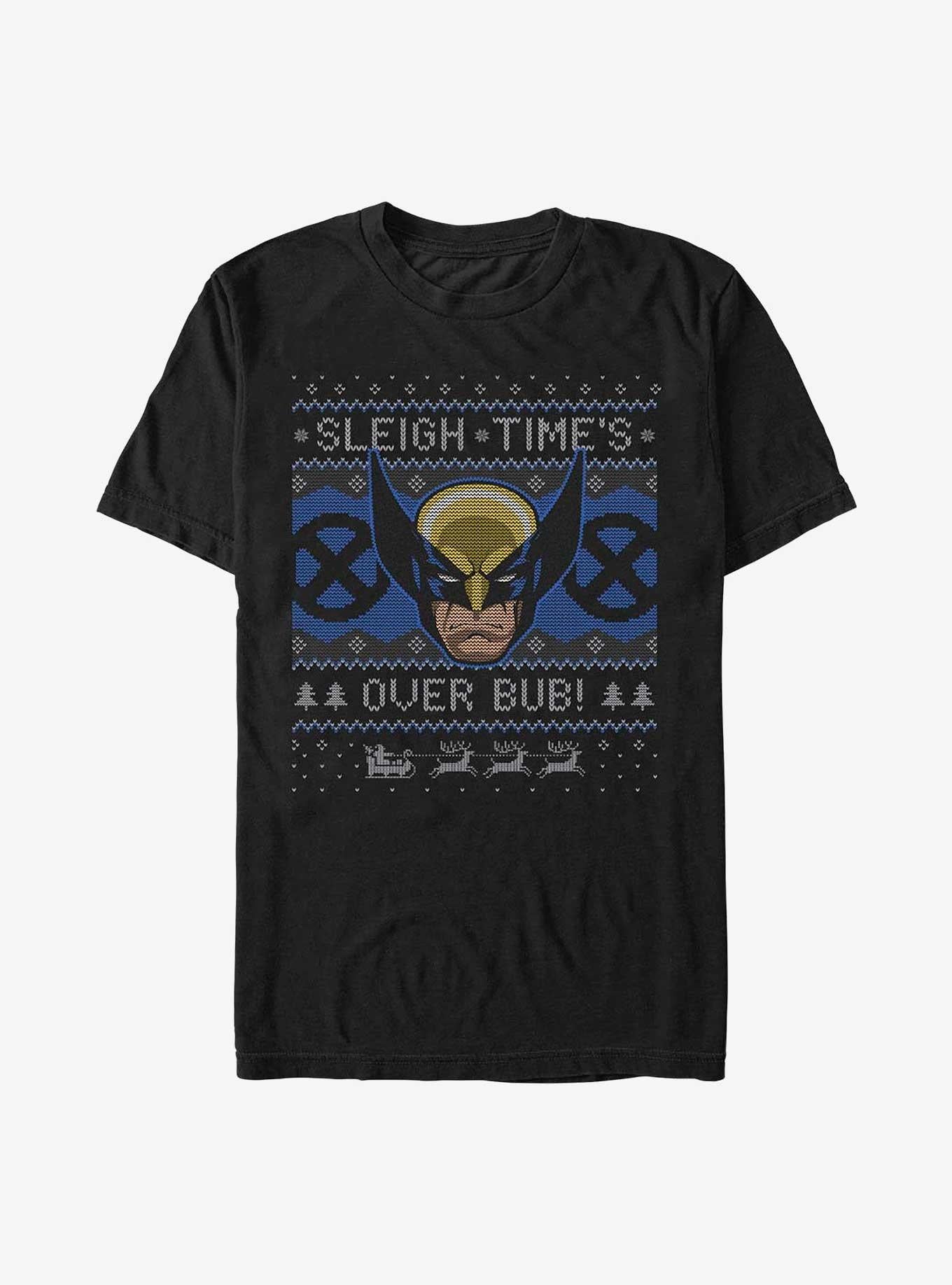 Marvel X-Men Wolverine Ugly Christmas T-Shirt | Premium Unisex T-Shirt, Trending Graphic Tee